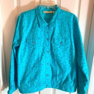 Appleseed’s Eyelet Bomber Jacket